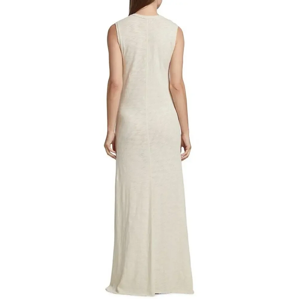 ATM Anthony Thomas Melillo Spray-Painted Jersey Sleeveless Maxi Dress‎ Size XS